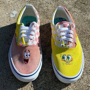 SPONGEBOB BEST BUDS VANS!!!!! RARE AND VERY PRICEY/ COLLECTORS ITEMS